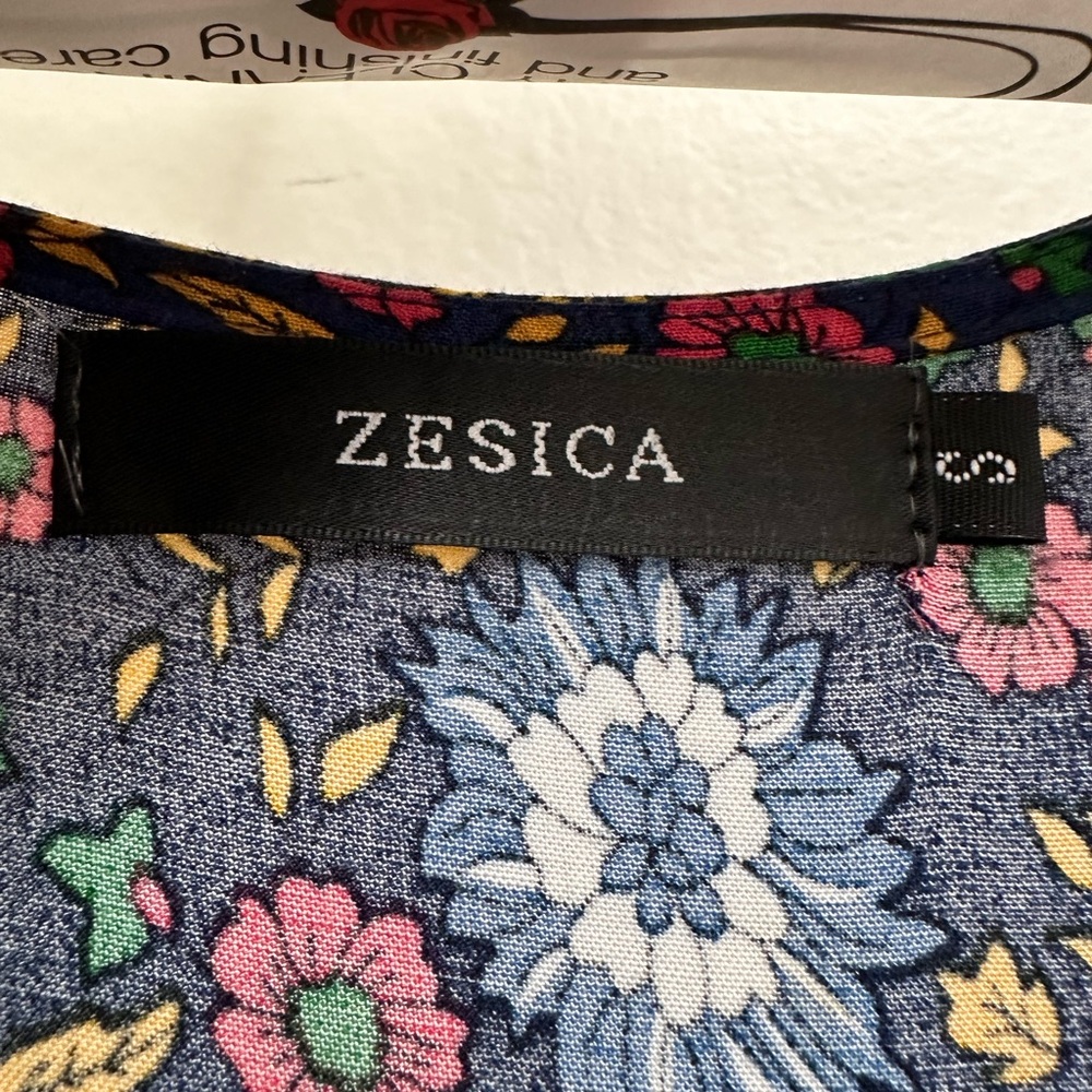 Zesica Bohemian Floral Maxi Wrap Dress Size Small - Picture 12 of 12